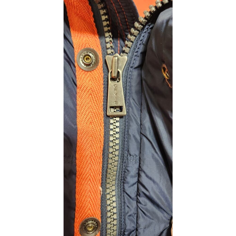 Orvis Essex Duck Down Puffer Vest Mens XL EUC Full Zip Pockets Sleeveless Jacket - Picture 7 of 13